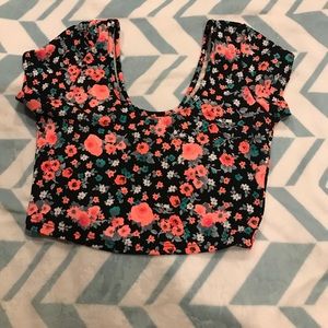 Floral Crop top