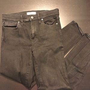 Madewell black skinny high rise jeans. Worn once!