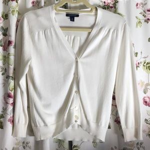 Women's 3/4 Sleeve Supima Dress Cardigan Sweater.