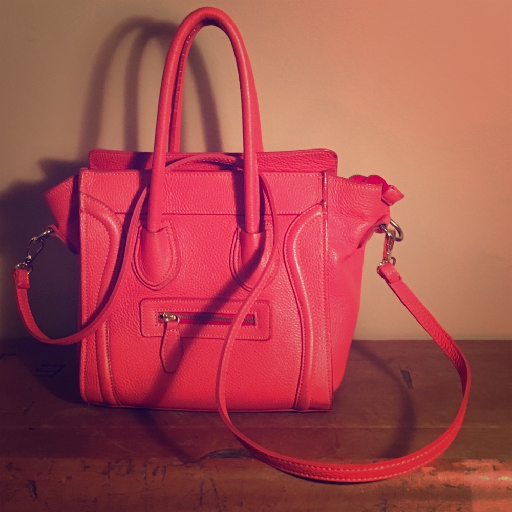 100% authentic Italian leather crossbody