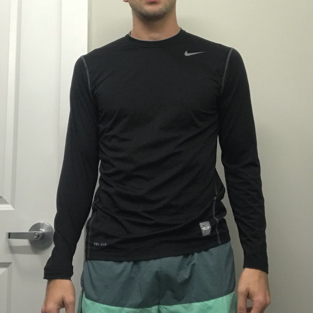 Fitted Long Sleeve Nike Pro Combat