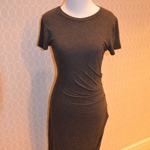 Banana Republic Grey T-Shirt Dress -  Size S