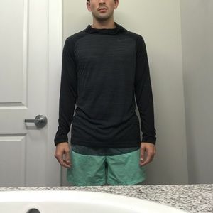 Black and Grey Nike long sleeve dry fit