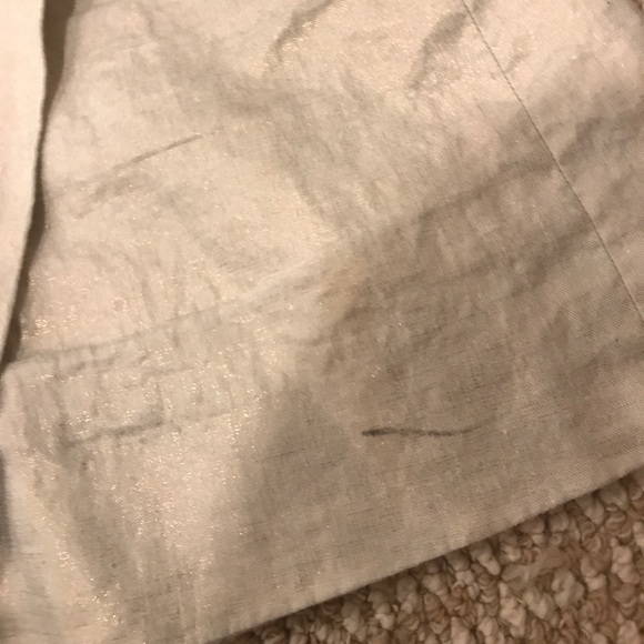 J Crew gold crossover mini skirt - Picture 4 of 4