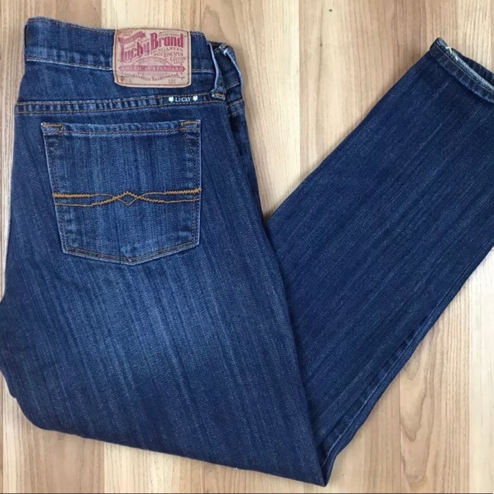 Lucky Brand Zoe Straight Crop Jeans