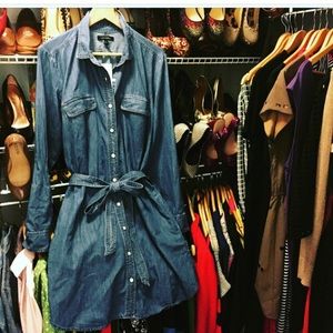 Banana Republic Blue Jean Dress