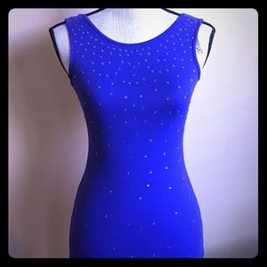 Victoria Secret blue/purple rhinestone midi dress