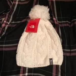 The North Face White Beanie NWT