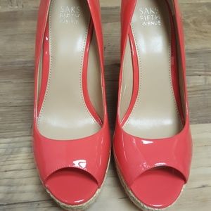 Amazing platforms, beautiful Salmon/Hibiscus color