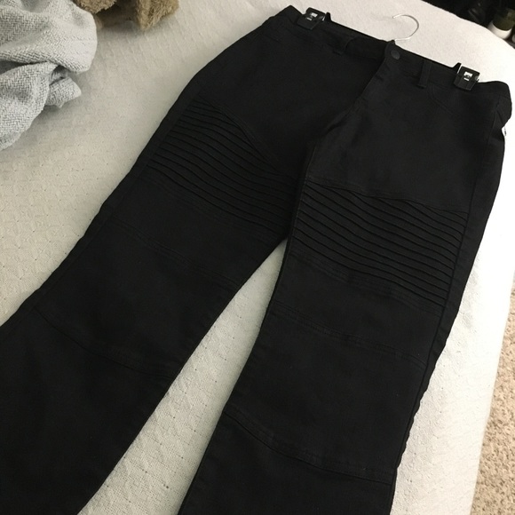 Cello High Waisted Moto Jeans - Picture 2 of 7