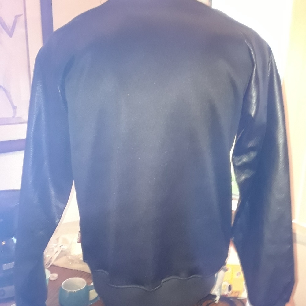 A black sweatshirt