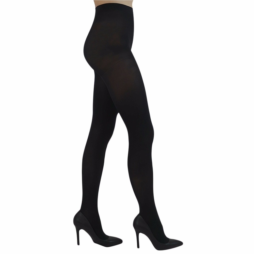 YourTights Everyday Opaque Black Tights USA Made