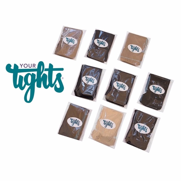 YourTights Everyday Opaque Black Tights USA Made - Picture 4 of 5