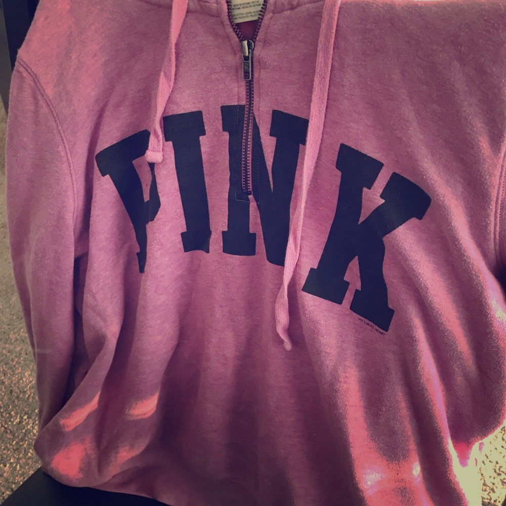 Victoria’s Secret PINK 3/4 zip hoodie