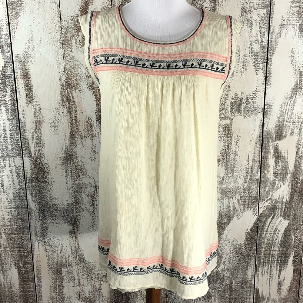 Under Skies Small Cream Cactus Print Dress