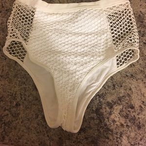 High rise bikini bottoms