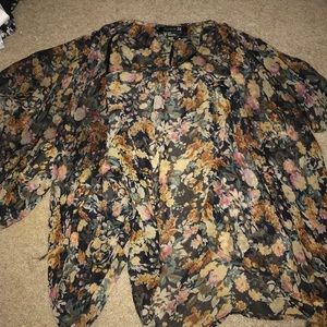 F21 Floral coverup