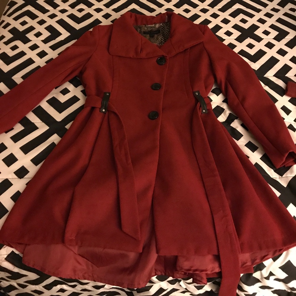 Dark red Steve Madden coat
