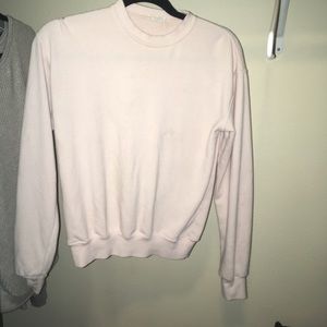 Light pink brandy Melville sweatshirt.