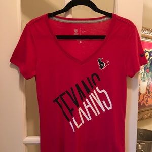 Houston Texans Pink T-shirt *like new*