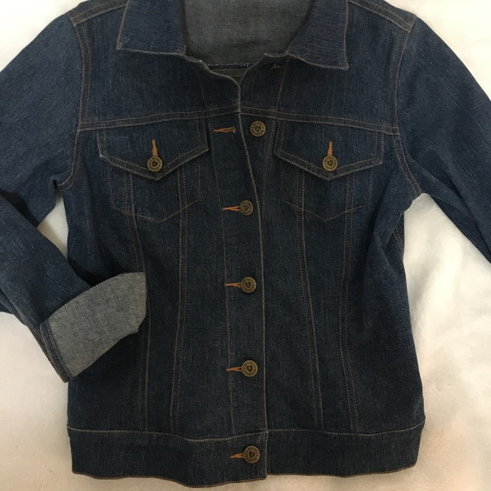 Betsey Johnson denim jacket size 6