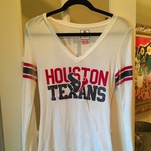 Houston Texans Pink long sleeve thermal