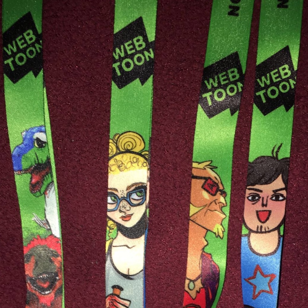 NYCCC  x Webtoon badge lanyards