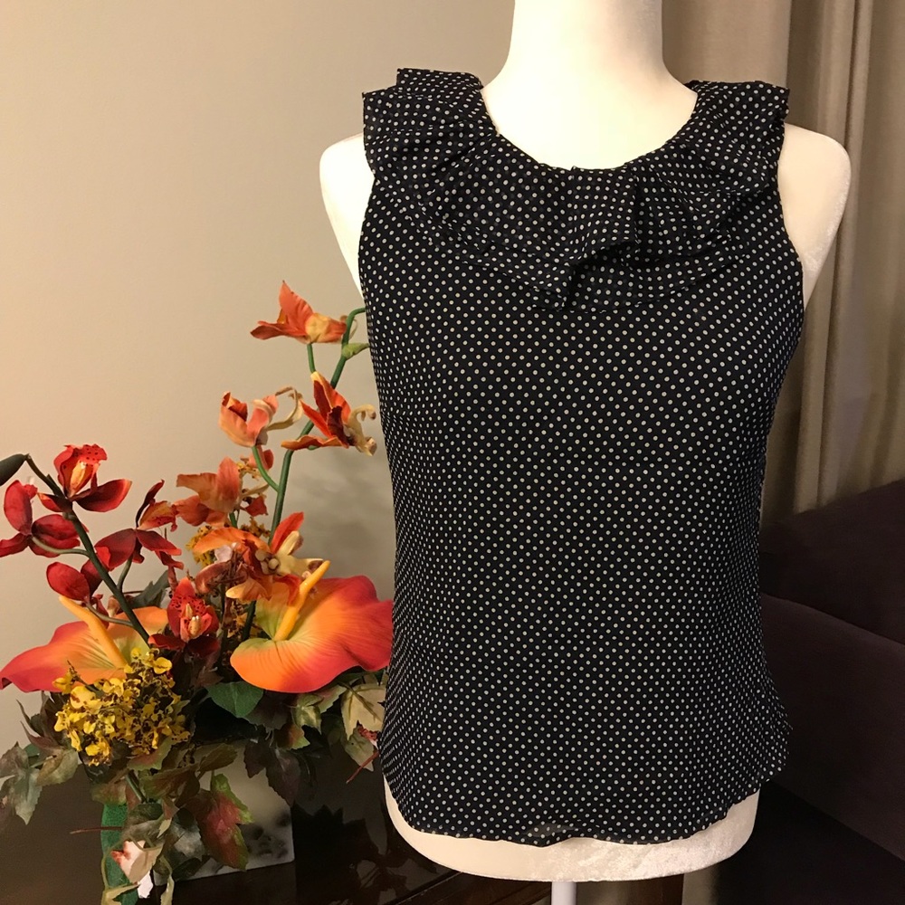 J. Crew Gabby Top in Dot
