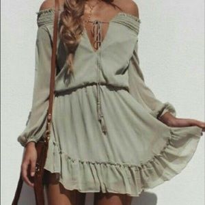 Sabo skirt off the shoulder dress
