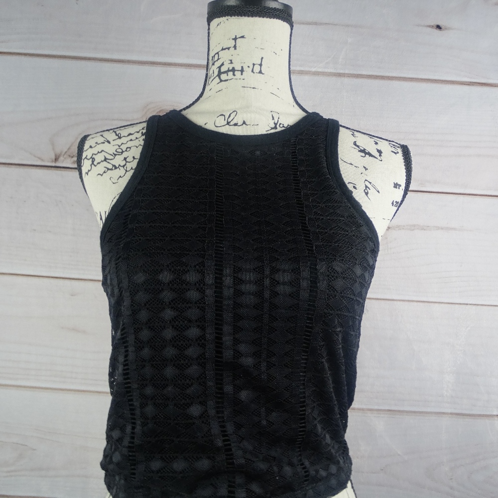 Forever 21 Short Black Crop Top
