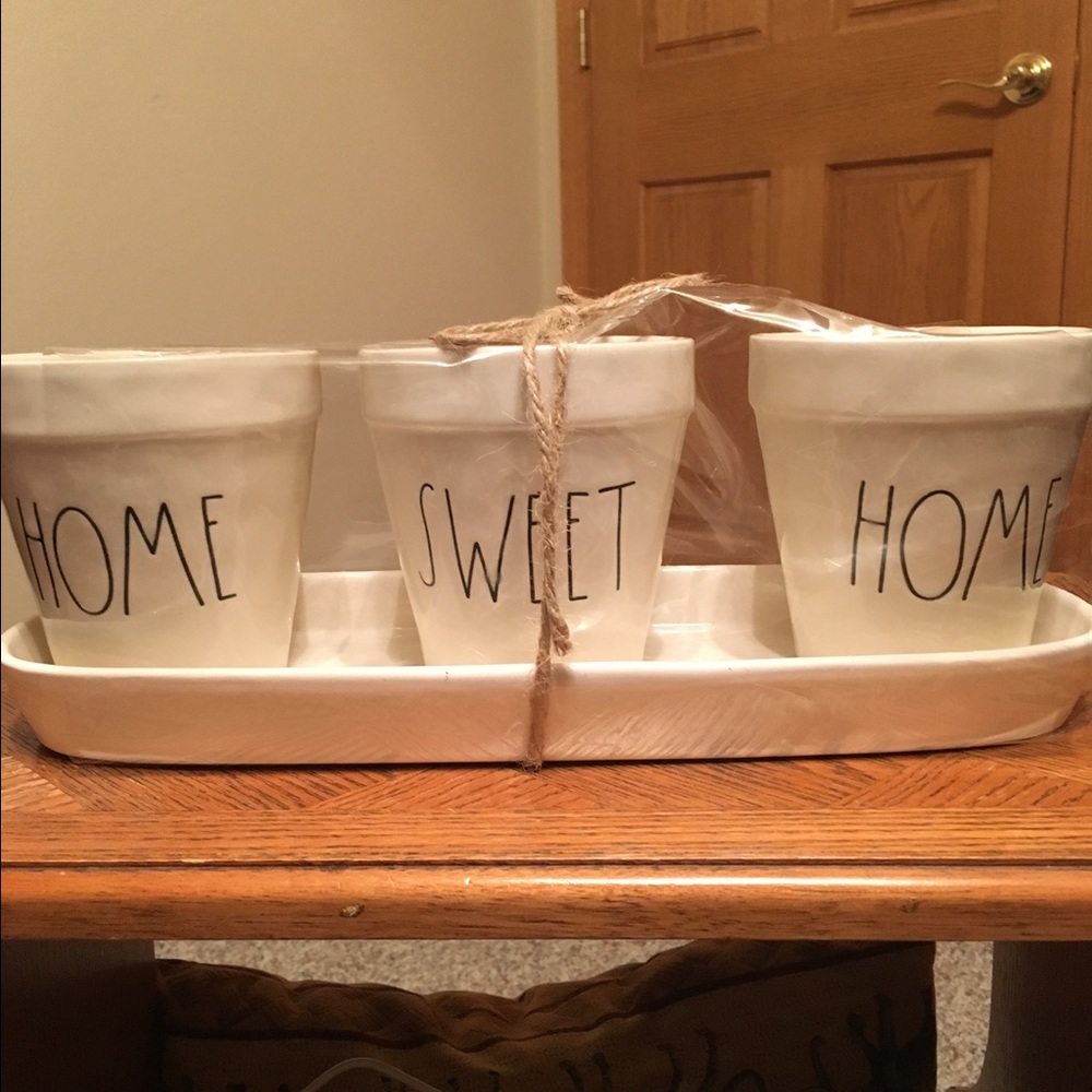 Rae Dunn Home sweet Home Planter
