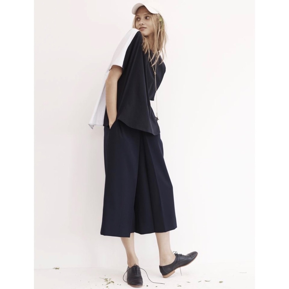 Madewell oxford panel tee
