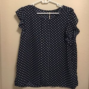 Polka dot blouse