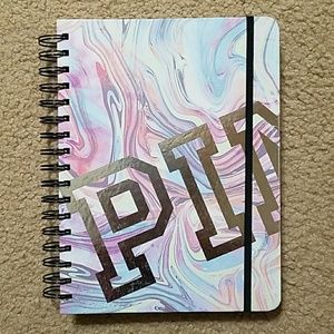 VS PINK planner. Pastel Marble print NWT