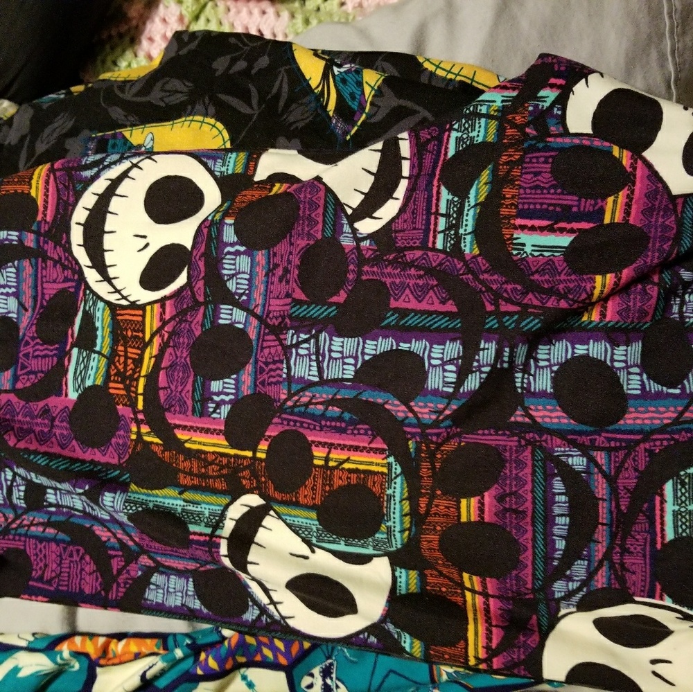 Lularoe Nightmare Before Christmas tc2 leggings