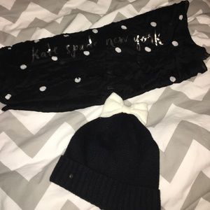 Kate spade Hat and scarf set