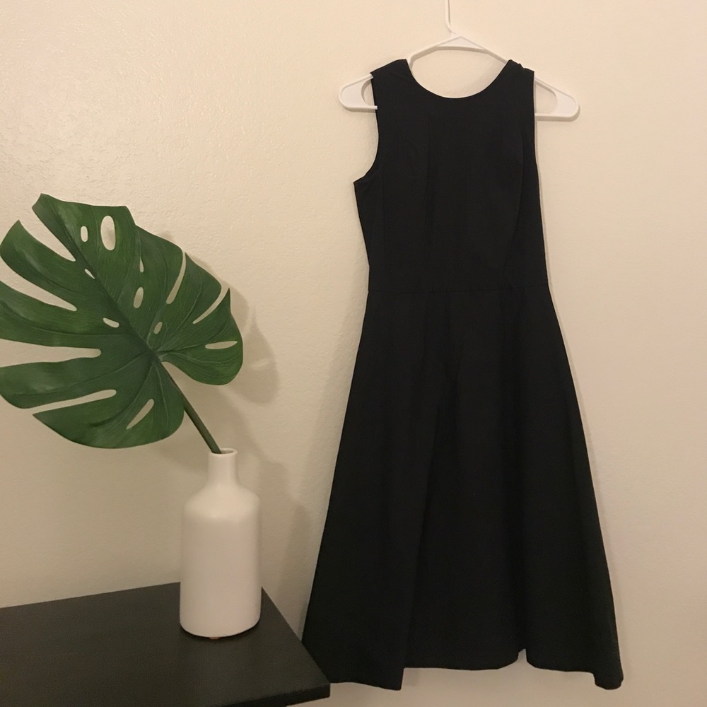 COS black sleeveless dress
