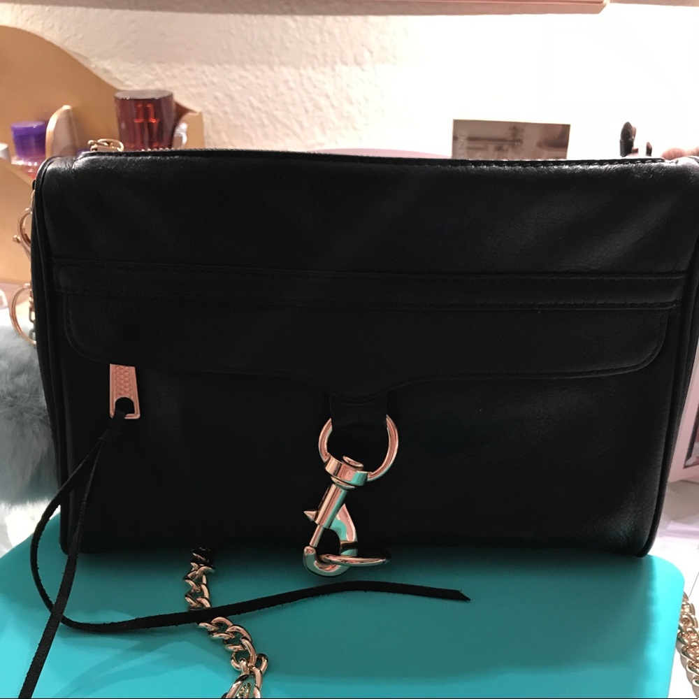 Rebecca Minkoff Black and Gold MAC