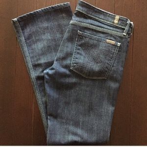 7 For All Mankind Flynt Dark Wash Bootcut Jeans