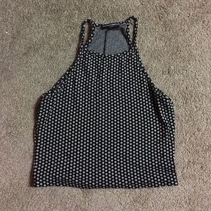 Brandy Melville high neckline printed halter