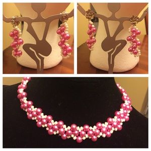 “Simply Beautiful” Handmade Beaded Choker Set
