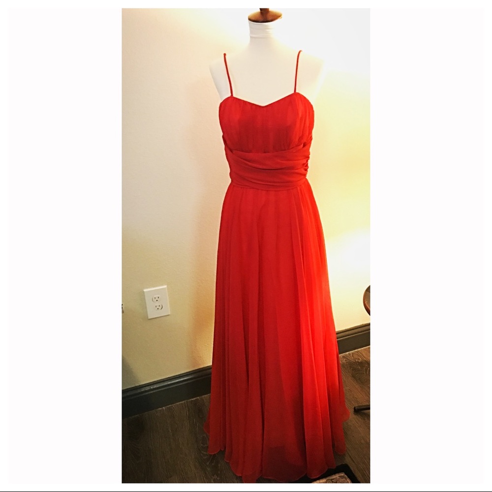 Timeless,  Classic Red Prom Dress - Picture 4 of 6