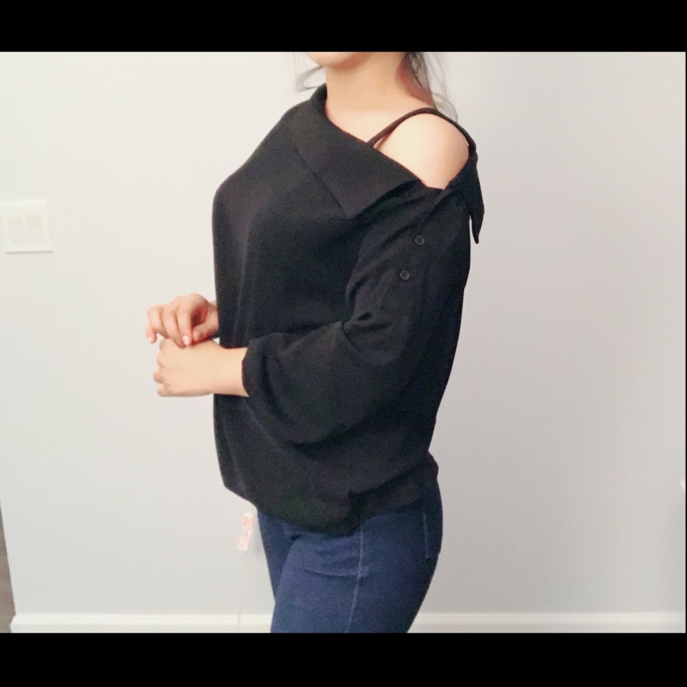 Asymmetrical blouse