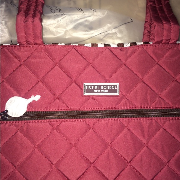 Last 1🔥Henri Bendel Packable Reversible Large Bag - Picture 5 of 7