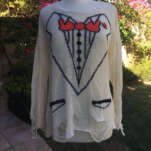 ‼️MAKE AN OFFER‼️New Wildfox  White Label  sweater