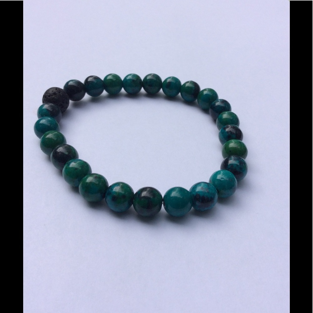 Chrysocolla Natural Healing Stone Bracelet