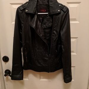 Yoki faux leather jacket