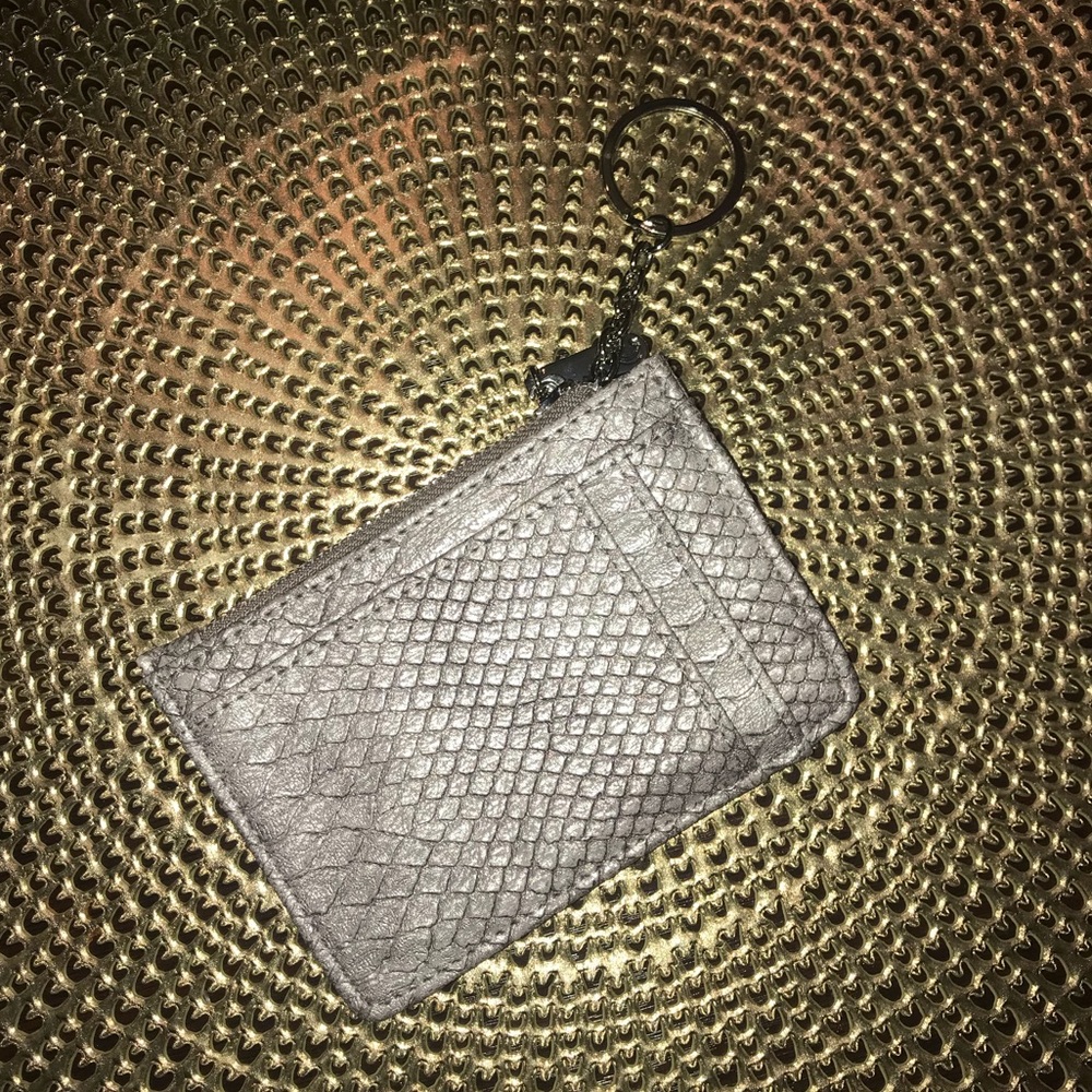 Snakeskin keychain wallet