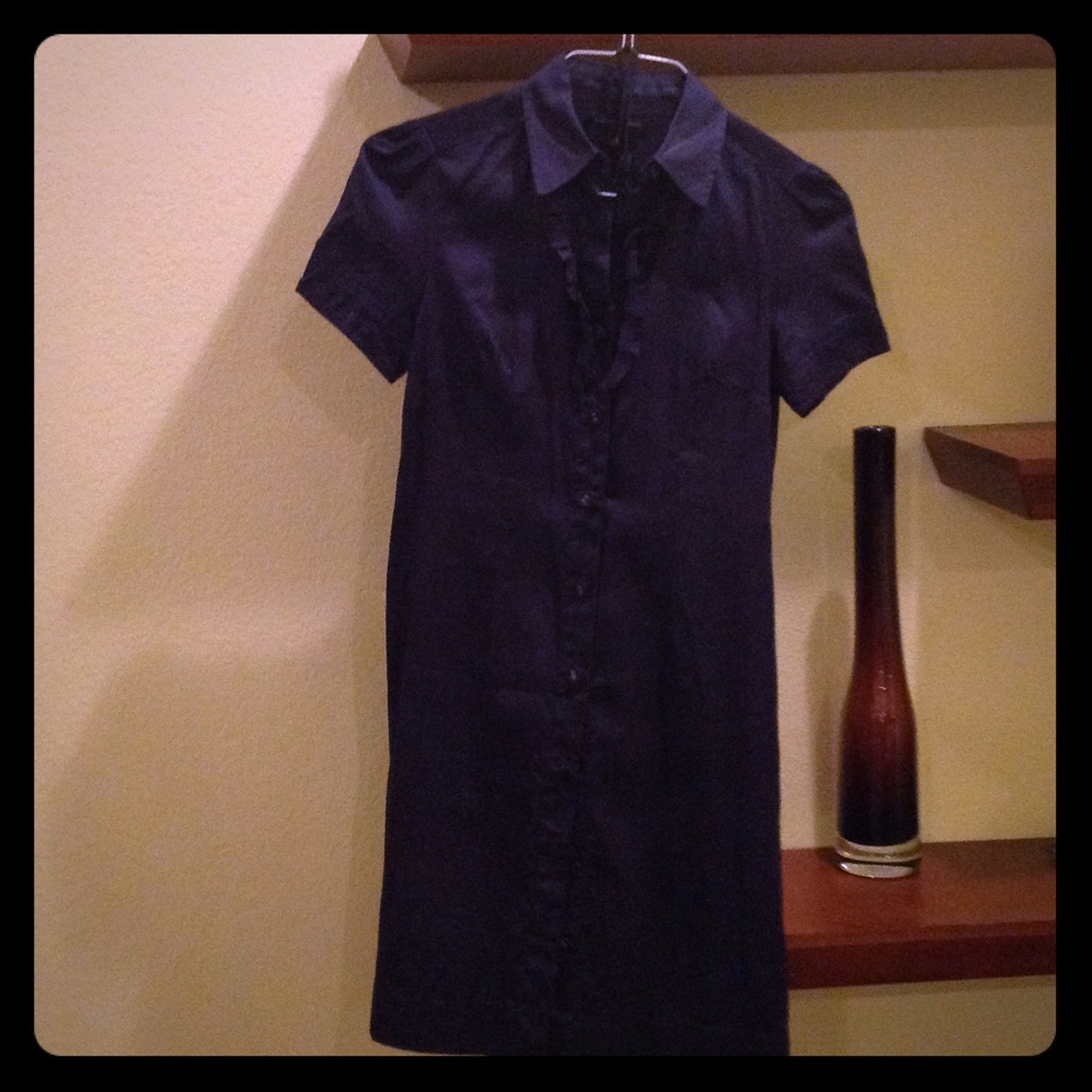 BR SHIRT DRESS navy color