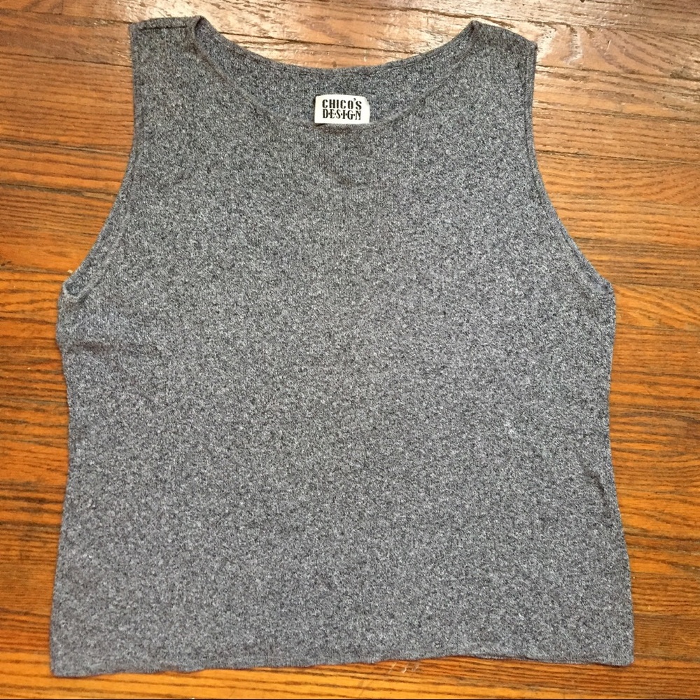 💥 LAST CHANCE💥 Chico's Linen Cotton Blend Tank